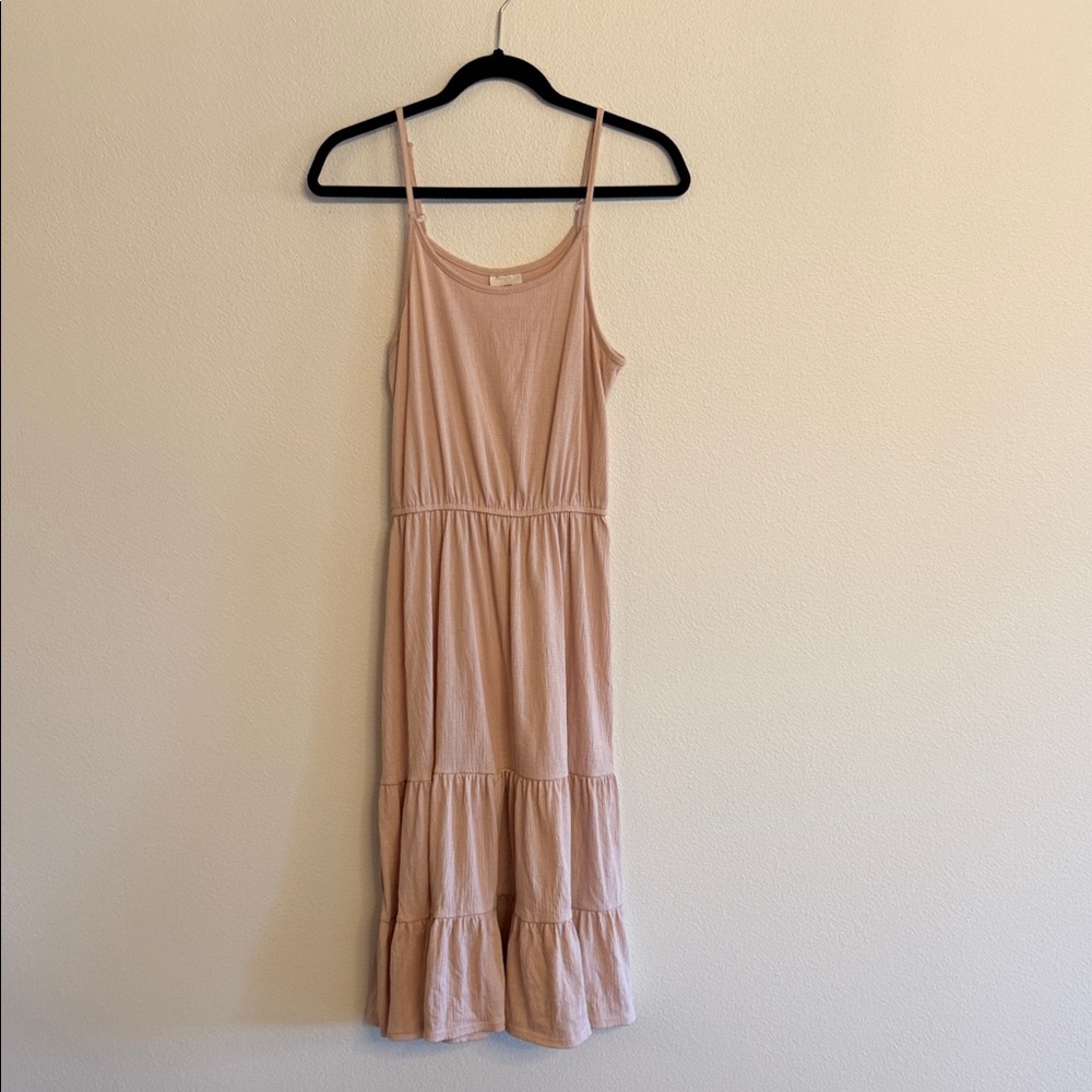 Knox Rose Light Pink Midi Dress